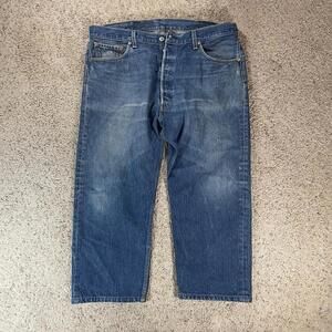 Vintage Levis 501xx Jeans Mens 40x30 Straight Leg Button Fly Denim Y2K